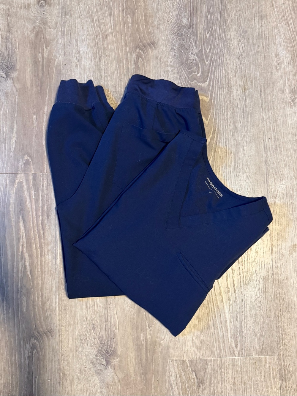 Women's Mandala Scrubs set in Navy XS/XSP